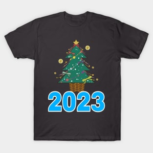 Christmas tree 2023 T-Shirt T-Shirt